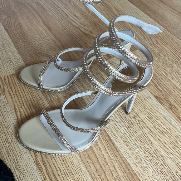 Rene Caovilla Cleo Beige 105 - Picture 9 of 10